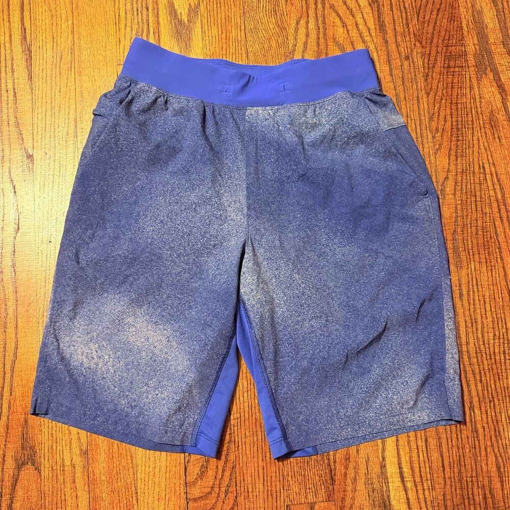 Lululemon Mens T.H.E Shorts Linerless XS 9" Ocean Break Blue Workout Running
